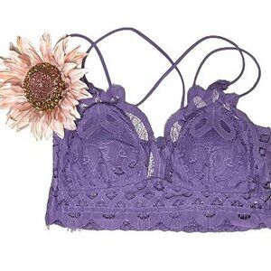 Zenana Crochet Lace Bralette with Bra Pads X LARGE